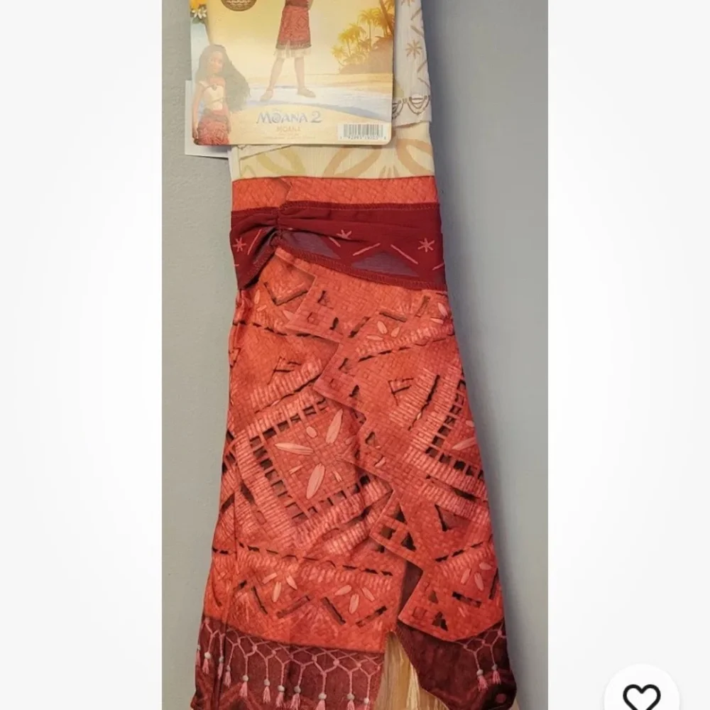 Disney Moana ll Dress Up Costume Size Small 6/6X Girls Child Kids Youth Disguise
